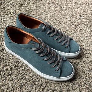 Men's Suede teal sneakers